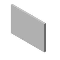 Vermiculitová deska boční, vrchní - KV 025N 01 BD 